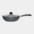 28cm Hard Anodized Wok/Deep Frypan